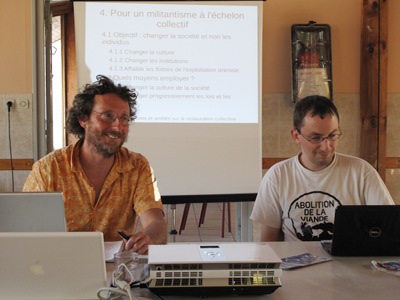 Yves Bonnardel et Pierre Sigler pendant la conférence