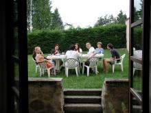 Photo d'une garden party